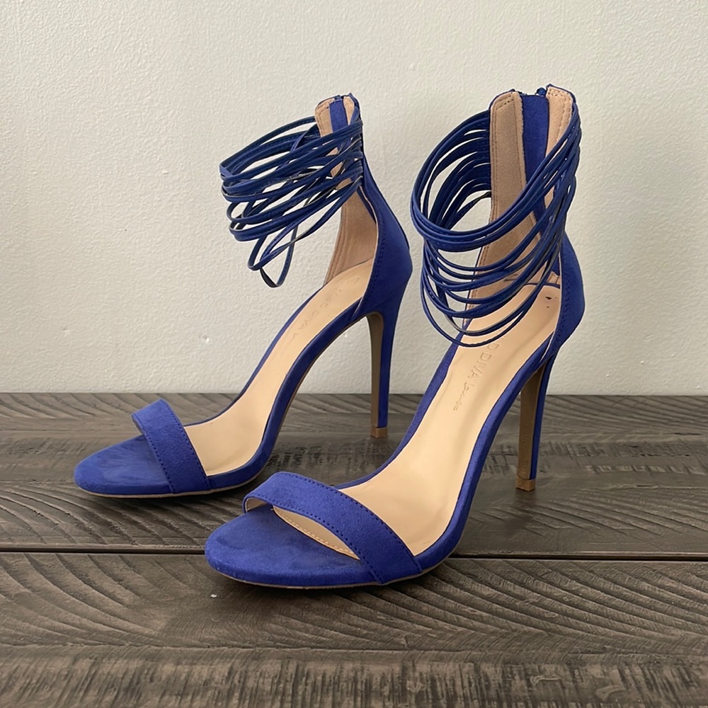 Blue Heels Size 6